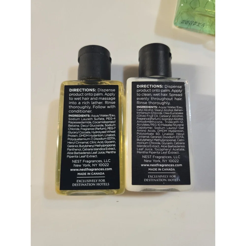 NEST Fragrances NY Moss & Mint Shampoo & Conditioner Travel  1.5 oz Lot Of 10